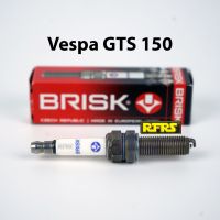 หัวเทียน BRISK PREMIUM RACING แกนเงิน Vespa GTS 150 Spark Plug (SY01RC) รองรับทุกน้ำมัน Made in EU