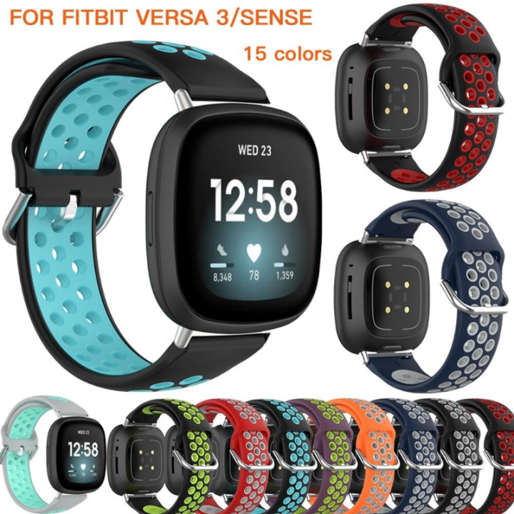 Sport Strap For Fitbit Sense 2 Band Silicone Bracelet Wristband For
