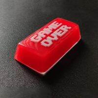 Resin GAMEOVER Enter Keycap White Red DIY Key Cap For Cherry Mx Switch Mechanical Keyboard Decoration Replacement 2.25u ของขวัญ ของขวัญ gift