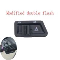 Modified Double Flash Light Turn Signal Starter Single Switch Button For Scooter GY6 Switches 50Cc 125Cc 150Cc