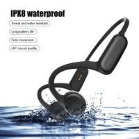 TWS Bone Conduction IPX8 Waterproof Headphones With Mic Bluetooth Wireless Headset Sports High Quality Earphones For Smartphone Over The Ear Headphone