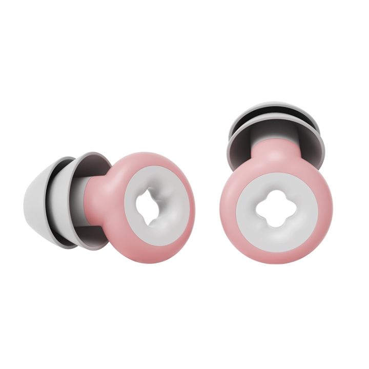cw-ear-plug-2-layers-silicone-protector-canceling-noise-reduction-soundproof-swim-pool-accessories