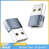 Usb 2.0ไปยัง Type-C อะแดปเตอร์ตัวเมียที่มีไฟ Led 480mbps เชื่อมต่อตัวแปลงชาร์จรับส่งข้อมูล