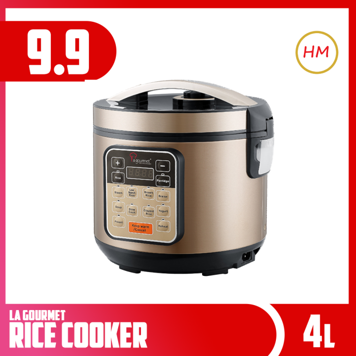 la gourmet 4l healthy rice cooker review