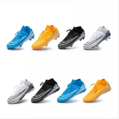 ขายดีที่สุด ioztt2023 - /☏℗ 2023 Cleats Soccer Shoes Men Tf Hightop Football for Kids Boys Training Outdoor New