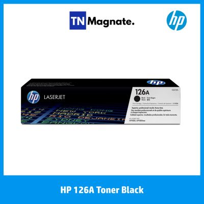 HP 126A Black Original LaserJet Toner Cartridge CE310A ? (สีดำ)