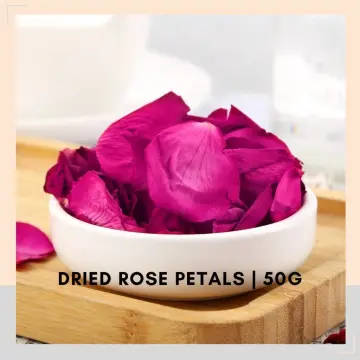 100 Grams Dried Rose Petals Red Real Flower Rose Petal for Bath Foot Bath  Crafts
