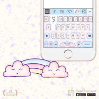 Rainbow 9 Keyboard Theme⎮(E-Voucher) for Pastel Keyboard App