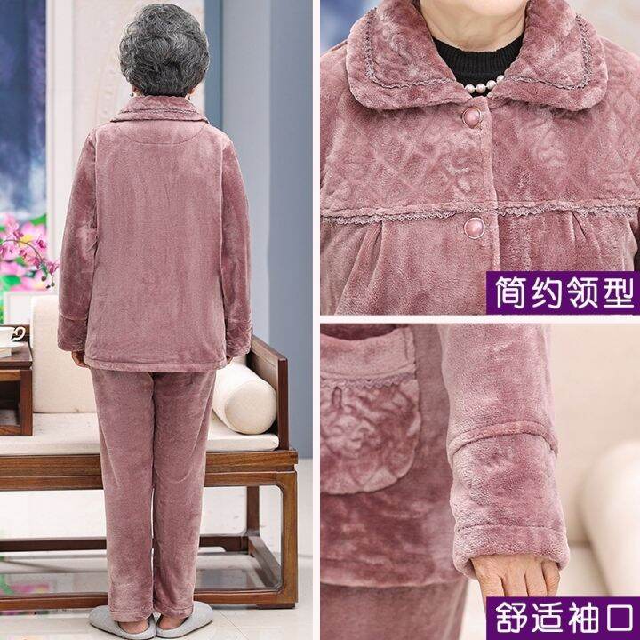 top-the-elderly-pajamas-women-with-velvet-autumn-winter-clothes-flannel-mother-grandma-leisurewear-suit-warm-old-woman