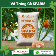 Vỏ Trứng Gà Đặng Gia Trang 1kg Sfarm Vườn Sài Gòn - Vuon Sai Gon thumbnail