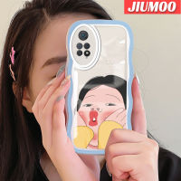 เคส JIUMOO สำหรับ Xiaomi Redmi Note 11 Pro 5G Note 11e Pro เคสเคสซิลิโคนกันกระแทกลายการ์ตูนเด็กผู้หญิงสีสันสดใสสดใสสดใสป้องกันเลนส์กล้องเคสนิ่มโปร่งใสง่ายๆ