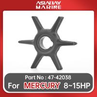 42038Q02ใบพัดเครื่องสูบน้ำ47-42038สำหรับเรือปรอท Mariner เครื่องยนต์นอกเรือ9.9Hp 10Hp 15Hp ชิ้นส่วนเรือ47-42038-2