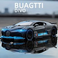 1:32 Bugatti Divo Sport Car Model Diecast &amp; Toys Vehicles Sound and Light Pull Back Collective Children Toys Miniauto Car Gifts