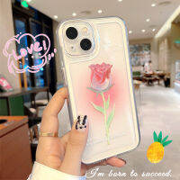 ซิลิโคน12max โปร่งใส NLWVXINS กระต่ายปี Tulip 13เคสโทรศัพท์14 iPhone 11 Huawei Pro