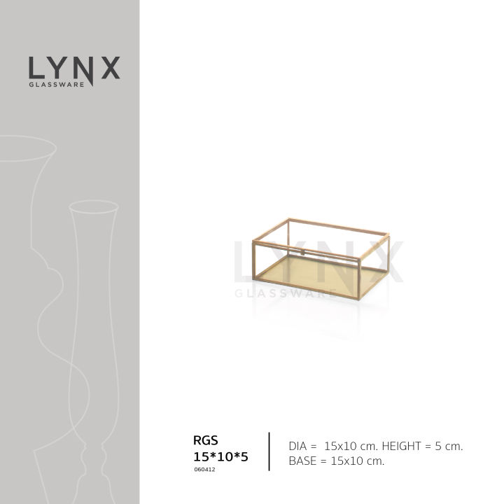 lynx-rgs-15x10x5-กล่องกระจก-ทรงเรขาคณิต-กล่องสี่เหลี่ยม-สำหรับตกแต่งบ้านสมัยใหม่และมีสไตล์-ไม่สามารถใส่น้ำได้