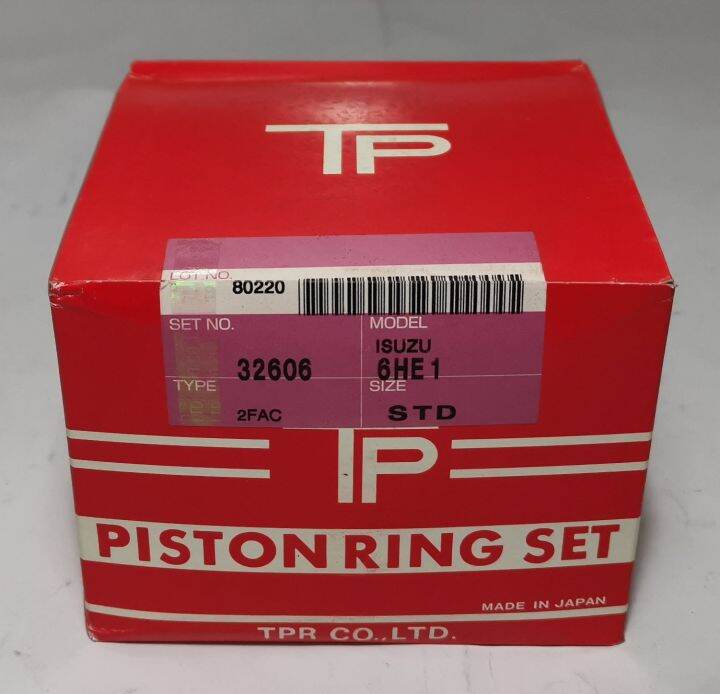 TP Piston Ring For ISUZU 6HE1 (32606) Lazada PH