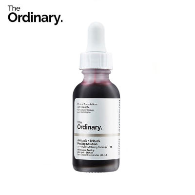 ผสมผสานคุ้มกว่า The Ordinary เซรั่มบำรุงผิวหน้า สูตร AHA30% + BHA2% Peeling Solution ；Hyaluronic Acid 2% + B5  30ml เอสเซ้นส์ แอคเน่ แคร์ มอยส์เจอร์ไรซิ่ง ออยล์ คอนโท