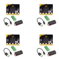 10X Microbit GO Starter Kit BBC Smart Car Kit/Qtruck/Python Education Microbit Supports AI and Machine Learning