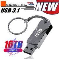 Usb 2023 Usb 3.0 Pendrive ความเร็วสูง2TB ไดร์ฟปากกา16TB Usb แฟลชไดรฟ์โลหะ4TB 8TB พกพาได้ SSD Memoria Gratis Ongkir Usb