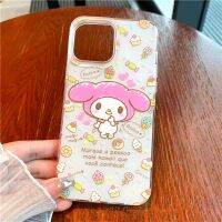 ตัวการ์ตูนน่ารัก My Melody เคสโทรศัพท์ฝาหลังโทรศัพท์ซิลิโคนแบบนิ่มสำหรับ14 Pro Max 13 Pro Max 11