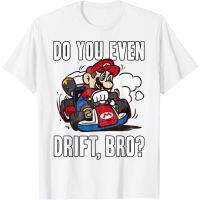 2023 NEWNintendo Super Mario Biqi Cool Overlord Yoshi Cooper พิมพ์ผู้ชายผ้าฝ้ายรอบคอสั้นเสื้อยืดเด็กชายหญิงเสื้อ