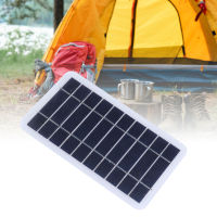 2W 5V Polycrystalline Silicon Solar Panel เครื่องชาร์จแบตเตอรี่พลังงานแสงอาทิตย์กลางแจ้งแหล่งจ่ายไฟมือถือสำหรับชาร์จโทรศัพท์มือถือ