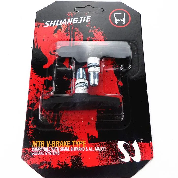 Mountain bike V brake brake brake shoe brake silent brake leather high