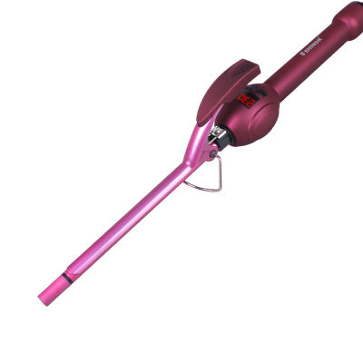 Max 446℉ Professional hair curler tongs LED digital wand curling hair iron corrugated wave styling tools 9mm,110-240v