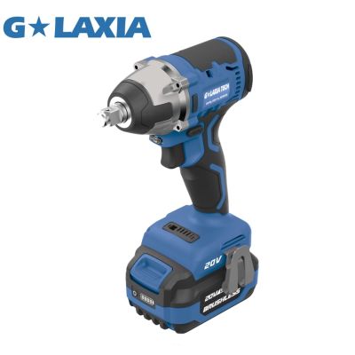 บล็อกกระแทกไร้สาย GALAXIA Hot selling Lithium 20V/18V Brushless 300N.m impact wrench