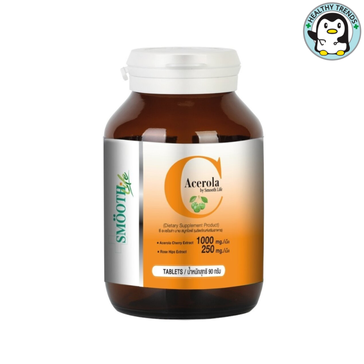 smooth-e-c-acerola-1-000-mg-rosehip-250-mg-วิตามินซี-ขนาด-30-เม็ด-hhtt-หมดอายุ-31-10-23