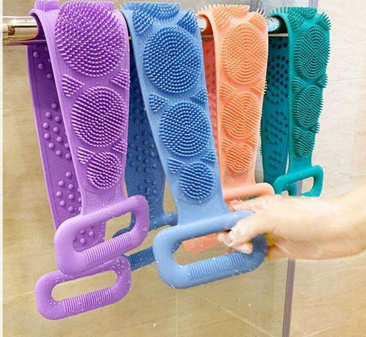 Silicone Bath Brush Soft Scrubber Rubbing Brushes for Body Lazada PH