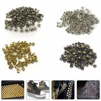 YOMDID 50PCS Square Rivets DIY Decoration Spikes Studs Rivets For Leather Garment Sewing Rivet Punk Rivet Tool Accessories