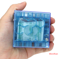 WenRan 3D Cube Puzzle เงิน MAZE Bank Saving Coin Collection กล่องเกมสมองสนุก