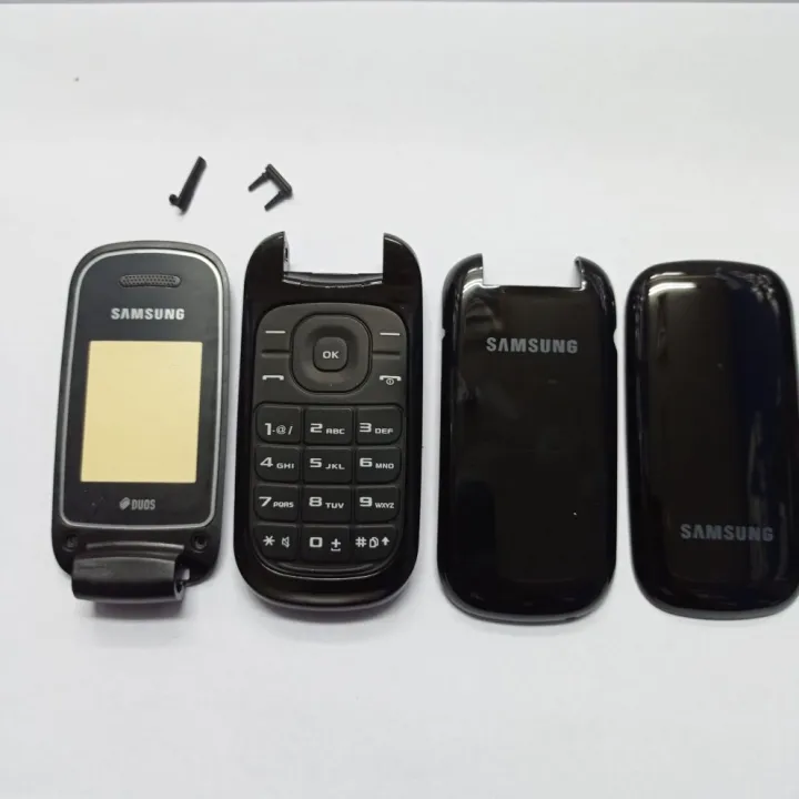 CASING KESING FULLSET TULANGAN SAMSUNG CARAMEL ORI E1272 DUAL SIM