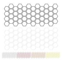 Car Honeycomb Side Sticker Geometric Pattern Cute Bees Sticker for Car Side Body 50*200cm/19.68*78.74in Hexagon Honeycomb Car Full Wrap Sticker Decoration for SUV awesome