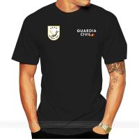 Customer Customization 100% Cotton  Print Custom T Shirt Men 2 Patterns Guardia Civil Tshirt Clothing Summer Tops MenS 100% Cotton Gildan T-Shirt