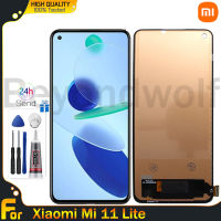 Beyondwolf หน้าจอ TFT สำหรับ Xiaomi Mi 11 Lite จอแสดงผล LCD แบบสัมผัสหน้าจอ Digitizer ประกอบสำหรับ Xiaomi Mi 11 Lite 5G M2101K9AG M2101K9A M2101K9G M2101K9C M2101K9R LCD อะไหล่ซ่อม