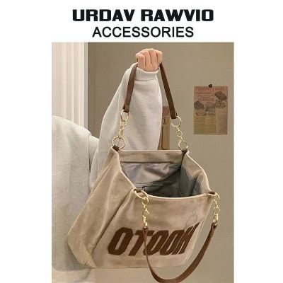 MLBˉ Official NY College students attend class one-shoulder canvas bag large bag female large capacity new high-grade texture commuter tote bag