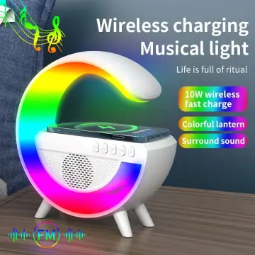 Multifunctional Atmosphere RGB Desk Lamp Qi 10W Wireless Charger Bluetooth LED  Wireless Charging Speaker - China LED Speaker and Wireless Speaker price