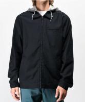 เสื้อแจ๊คเก็ต Volcom Warren Black Hooded Jacket รับประกันของแท้ มือ1 พร้อมส่ง