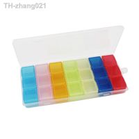 21 Grids Weekly Pill Dispenser Box Outdoor Travel Organizer Storage Plastic 7 Days Pill Case