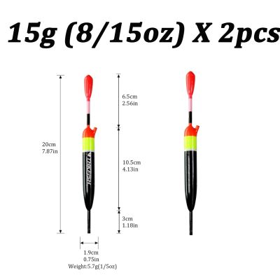 Thkfish ทุ่นตกปลาแบบลื่นไม้ Balsa น้ำเค็มน้ำจืดทุ่นสำหรับตกปลาเบส5G 10G 15G เหยื่อปลอม LFP3825