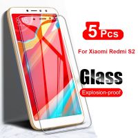 [Electronic film] 5ชิ้นกระจกนิรภัยสำหรับ Xiaomi R Edmi S2ฟิล์มป้องกันหน้าจอกันกระแทกยาม9H อัลตร้าล้าง