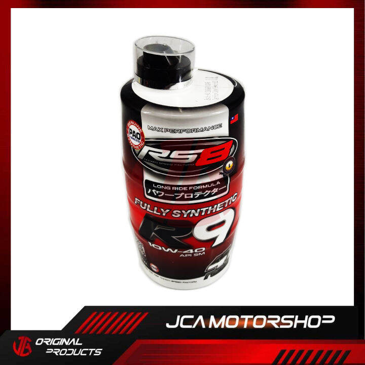 ORIGINAL RS8 R9 ENGINE OIL FULLY SYNTHETIC 10W40 800ML Lazada PH