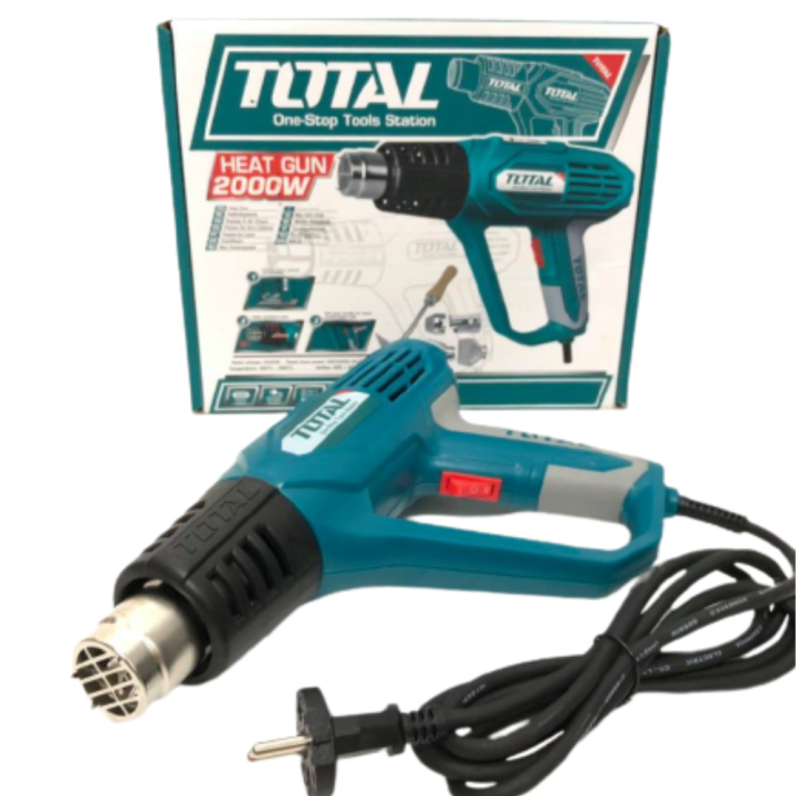 total-เครื่องเป่าลมร้อน-2000-วัตต์-พร้อมหัวเปลี่ยนกำหนดทิศทางลม-รุ่น-tb1206-heat-gun-เป่าลมร้อน-ปืนเป่าลมร้อน-หัวเปลี่ยน-4-แบบ-เป่าลมดัดท่อ