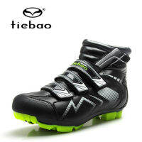 TIEBAO Men Winter Cycling Sneakers Bicycle Self-Locking Sapatilha Ciclismo Mtb Mountain Bike Ricing Footwear Women Bicicleta