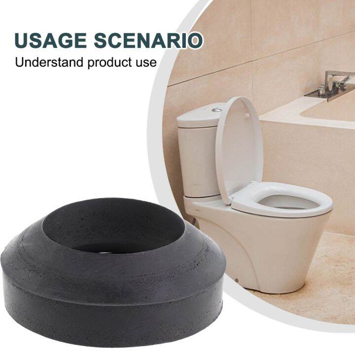 Toilet Cistern Seal Pan Toilet Bowl Gasket Repair Conical Cone Shaped