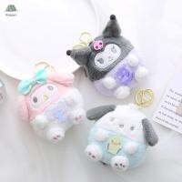 BAGGYS จี้ตกแต่งพวงกุญแจน่ารักสนุกจี้ตกแต่งถุง Pachacco จี้ Cinnamoroll Pachacco Plush Keyring Dompet Koin Kuromi เมโลดี้กระเป๋าจิ๋ว Kuromi หรูหรากระเป๋าสตางค์ผ้ากำมะหยี่กระเป๋าสตางค์