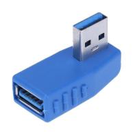 【❂Hot On Sale❂】 d7zaa4b ขั้วต่อ Usb 3.0ขวาซ้ายตัวแปลง90องศา Usb3.0ตัวผู้เป็น Usb3.0ขั้วต่อขยายลวดอะแดปเตอร์ตัวเมีย