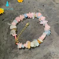 Bracciale In Giada Gialla Naturale Per Donna Design Di Gioielli Alta Qualità Lapislazzuli Fatti A Mano Perla Dacqua Dolce